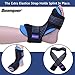 Plantar Fasciitis Night Splint Foot Drop Orthotic Brace for Sleep Support- Adjustable Dorsal Night Splint for Effective Relief from Plantar Fasciitis Pain (Silver)