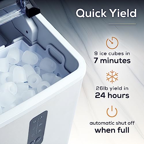 Igloo Automatic Ice Maker, Self Cleaning, Countertop Size, 26 Pounds