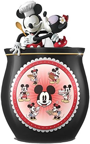 Disney's Mickey And Minnie As Sweet As You Cookie Jar - Handpainted Ceramic