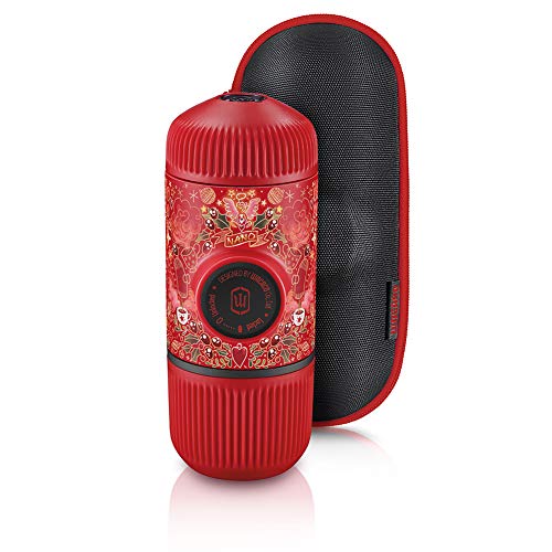 WACACO Nanopresso Portable Espresso Maker Bundled with Protective Case
