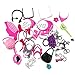 Barwa 40 Pcs Fashion Accessories Set Kids Gift Random Pick for Barbie Doll