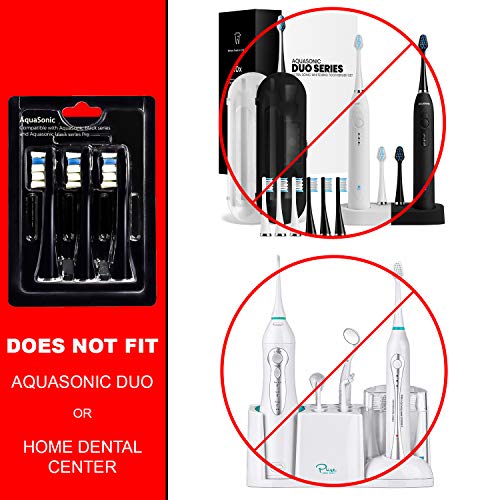 AquaSonic Proflex Brush Head Replacement 3Pack Upgraded Proflex