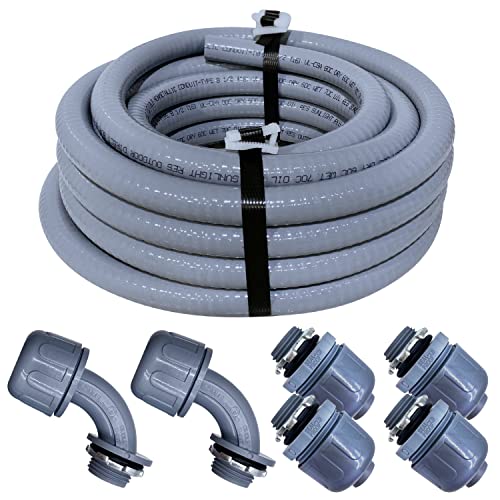 Sealproof 1Inch NonMetallic LiquidTight Conduit and Connector Kit
