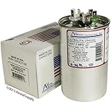 40 + 7.5 uf/Mfd Round Dual Universal Capacitor Replacement Amrad USA2232 Replacement - Used for 370 or 440 VAC, Made in The U.S.A.