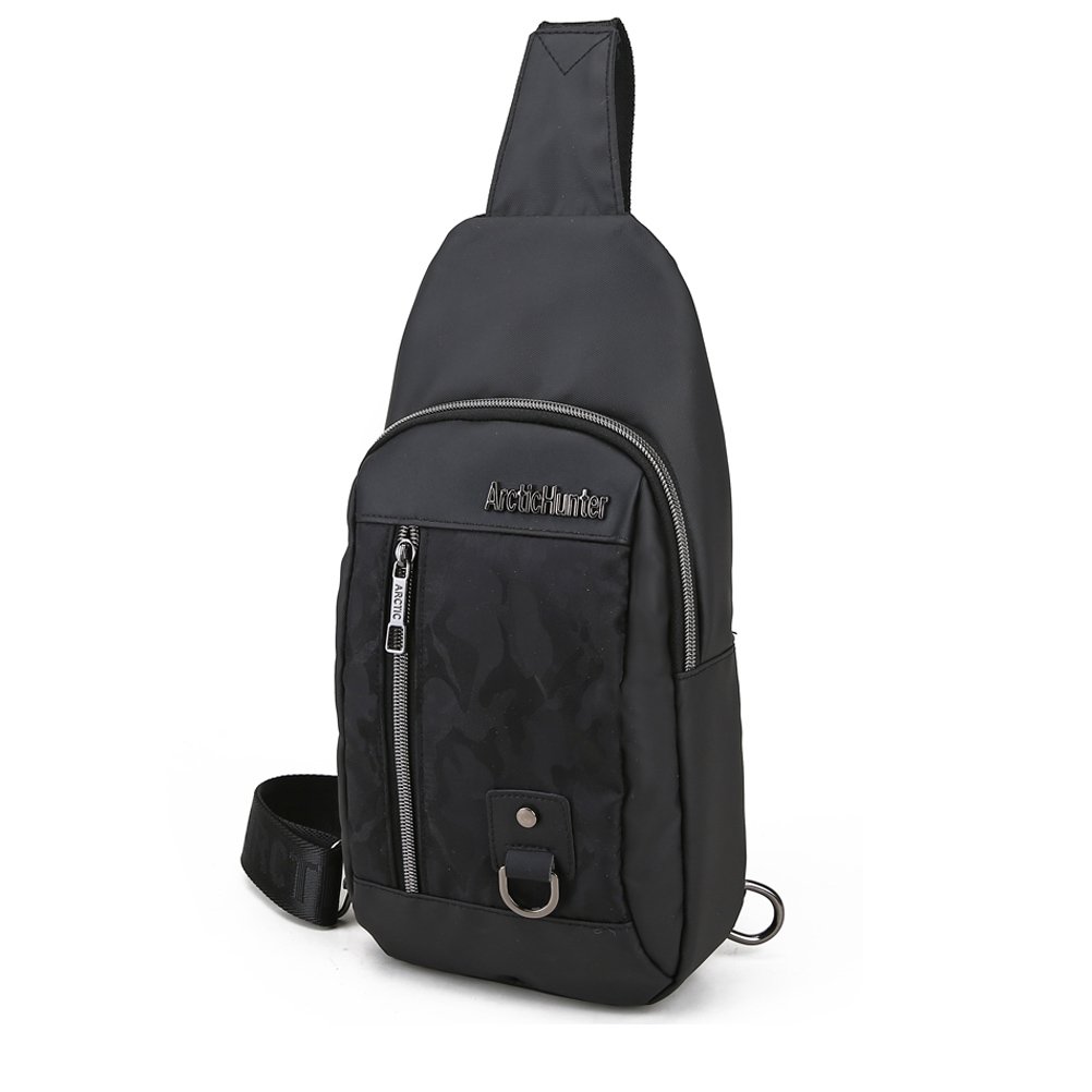 Ártico Hunter impermeable del mensajero del hombro de la honda Negro Bolsa