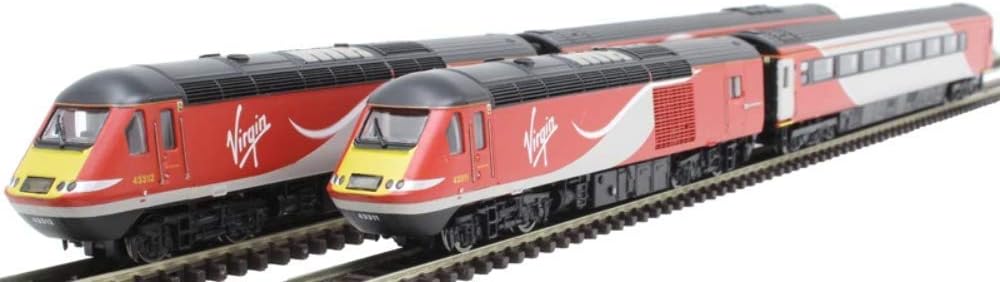 Dapol 2D-019-007 Class 43 HST 4-car book set in Virgin Trains East Coast livery