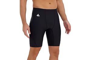 Eteoepo Swim Jammers for Men Athletic Training Endurance Swimsuit Durable Team Lap Swimming Racing Competition Swimwear