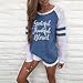 HTDBKDBK Long Sleeves for Women, Women Fashion Causal Plus Size Thanksgiving Blouse Tops Patchwork T-Shirt Tops 2019