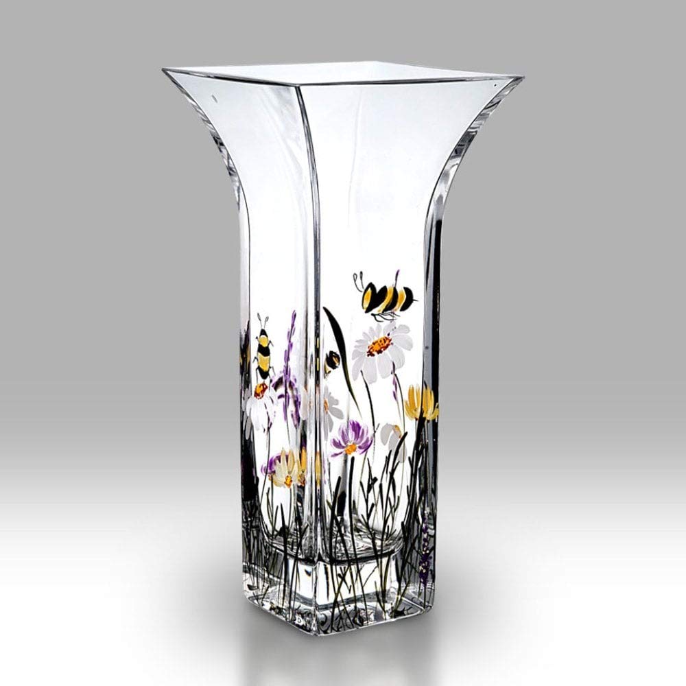 Nobile Glassware Bees & Blooms Flared Vase 22.5cm 2185-21