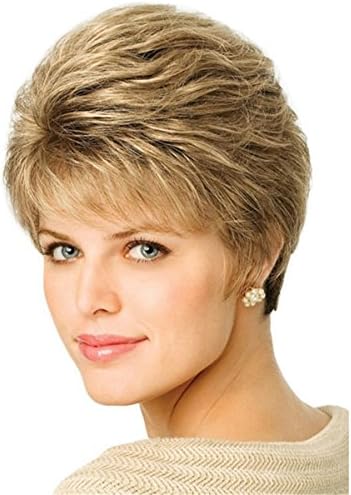 AIRLY Heat Resistant Synthetic Short Wig For Women Natural Puffy African American Wig