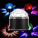 Technical Pro DJ Light, Magnetic, Rechargeable, 9 Color LED Bluetooth Speaker Rotating Magic Ball Stage Light Sound Activated with Remote Control MP3 USB and Bluetooth Playback for Disco Club Party