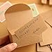 RELIFE Kraft Paper Message Card Word Card Business Card Paper 100pcs in One Box