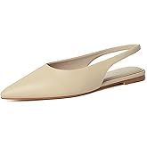 GOUPSKY Slingback Flats for Women Pointed Closed Toe Ballet Flats Shoes Women's Slip On Flat Office Shoes
