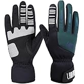 LAMEDA Winter Cycling Gloves Men Women, Thermal Fleece Touchscreen Bike Glove Windproof Warm for Mountain Road Bike