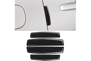 XINLIYA Carbon Fiber Car Door Edge Guard, 4PCS Anti-Scratch Vehicles Side Door ＆ Bumper Protector Strips Trim Cover, Automoti