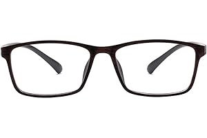 Fullwosing Myopia Glasses -0.50 to -6.00 Stylish TR90 Frame Shortsighted Nearsighted Eyeglasses for Men Women