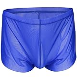 YiZYiF Men's Split Side Boxer Briefs Underwear Breathable Panties
