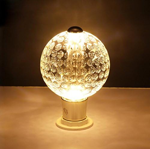 SJDPZM® E14/E27 Crystal light bulb Globe Bulbs fashion personality crystal light source Led bulb , 80*80 [Energy Class A+++]