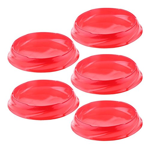 OULII Beyblade Stadium Battle Top Plate Combat Stadium 5pcs (Red)