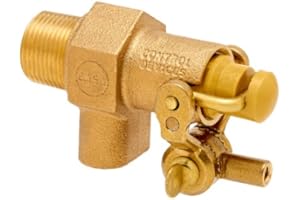 Robert Manufacturing - RC810-3/4 RC810 CASA Series Bob Red Brass Float Valve with Compound Operating Lever, 3/4" NPT Male Inlet x Free Flow Outlet, 36 gpm at 85 psi Pressure