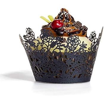 Amazon Com Golf 100pcs Cupcake Wrappers Artistic Bake Cake Paper