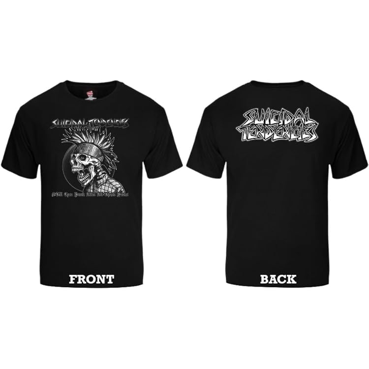 Suicidal Tendencies Official TS66 SxTx Charlie Manson + Sticker