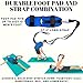DRESHah Foot Stretcher - Stretch Strap for Plantar Fasciitis, Achilles Tendon, Heel Spur and Leg Muscle Relief – Hamstring, Quad, Calf, Ankle, Hip Aid