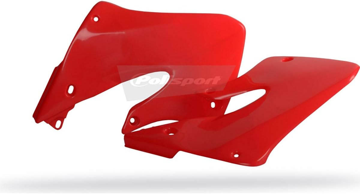 Polisport Radiator Shroud Set (FLO RED) For 97-99 HONDA CR250