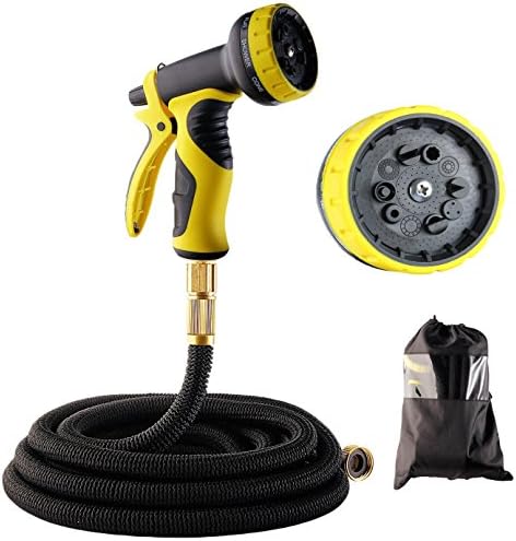 Garden Hose Sprayers Expandable Lawn Care Watering Equipment New Ten Function Nozzles Industrial Grade Stretch Expanding Kit Telescopic Set 50ft …
