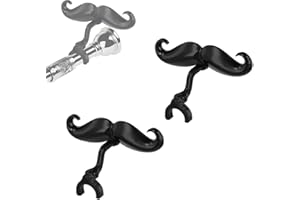 2 Pcs Clip On Trumpet And Trombone Mustache, Perfect Accessory For Blowing Mouth On All Trumpet And Trombone Handles For Youn