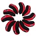 10pc Neoprene Golf Iron Club See Through Window Head Cover Protection Case Set (Red) - for Taylormade, Nike, Callaway, etc.