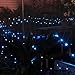 Blue 17m 55ft 100 LED Solar Powered Fairy String Light for Outdoor / Gardens / Homes / Christmas / Partys / Weddings / Easter / Festivals;Party Decoration Waterproof Solar Lights (100 LED ,Blue color)