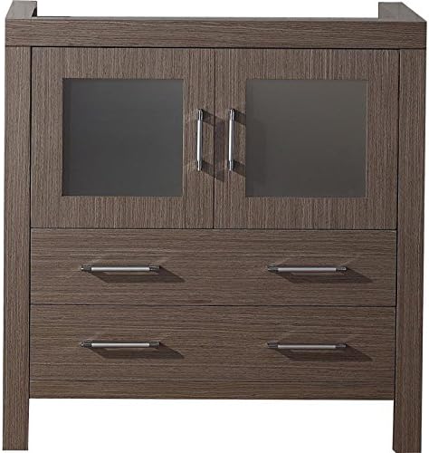 Virtu USA KS-70032-CAB-DO Dior 32" Single Bathroom Vanity Cabinet in Dark Oak