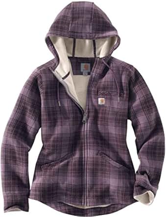 Carhartt Women's Cedar Fleece Sherpa Hooded Jacket at Amazon Women's Coats Shop