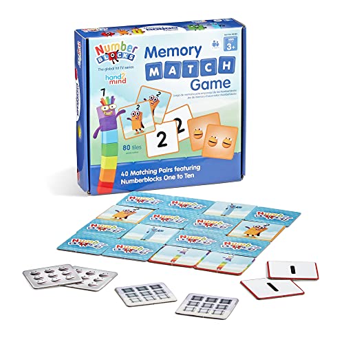 hand2mind Numberblocks Memory Match Game Preschool Math and Counting
