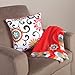Trend Lab Waverly Baby Pom Pom Play Decorative Pillow, Coral/Teal/Yellow