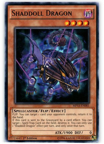 YU-GI-OH! - Shaddoll Dragon (MP15-EN081) - Mega Pack 2015 - 1st Edition - Rare