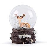 WOBAOS Snow Globe crafts- Sculptured Resin Water Ball - Christmas Valentine's day birthday holiday new year's gift (Diameter 60mm)