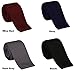 Gellwhu 4PCS Ties for Men,Mens Knit Tie,Skinny Tie,Solid Slim Knitted Tie (Color A Set)