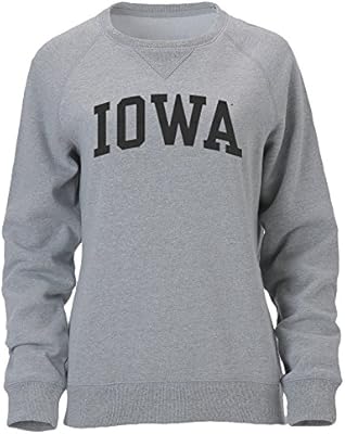 iowa hawkeye women's crewneck sweatshirt
