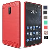 Nokia 6 Case, Dretal [Shock Resistant] Flexible Soft TPU Brushed Anti-fingerprint Full-body Protective Case Cover For Nokia 6 (5.5