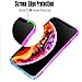 BOFTALE Clear iPhone Xs Max Case, Gradient Slim Soft TPU Shockproof Protective Phone Case for Girls Women Compatible with iPhone Xs Max (Purple Blue)