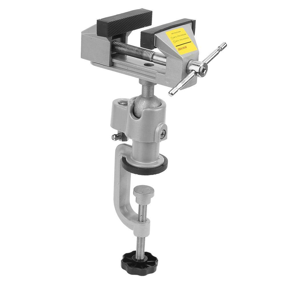 Universal Bench Vise High Grade Aluminum Alloy Rotatable 360-Degree Household Tabletop Vice Mini Table Clamp Workbench Vise - Image 5