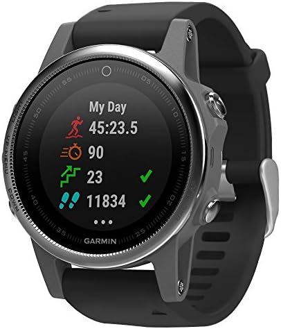 Garmin Fenix 5S Bands, SKYLET Quick Fit Silicone Replacement Accessories Straps for Garmin Fenix 5S GPS Smart Watch (Watch Not Included)