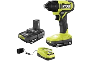 RYOBI ONEAND 18V Cordless 1/4 in. Impact Drill/Driver KIT with 2 1.5 AH Batteries and CHA
