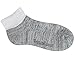 Yomandamor Women's 5 Pairs Bamboo Low Cut Diabetic/Casual Socks with Cushion Sole and Seamless Toe, L Size