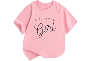 Sanqidu Toddler Baby Girl T Shirt Tops Daddy’s Princess Statement Short Sleeve Tees Mama’s Girl Summer Clothes Outfit