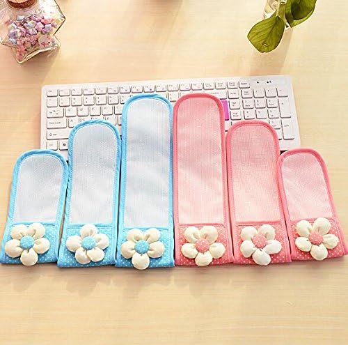 JieMiTe 1 Piece Flower Dust Proof teleccion Remote Control Box of Air Conditioner Cover Protection Fabric Bag Remote Control