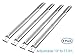 UNICOOK (4 Pack Universal Adjustable Stainless Steel Tube Burner Replacement, Extend from 13” to 17.5
