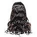 360 Lace Wig Brazilian Human Hair Body Wave 10 Inch Pre-Plucked with Baby Hair 360 Frontal Lace Human Hair Wigs for Black Women Natural Black